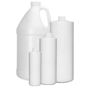 liquid bacteria bottles and gallon jugs