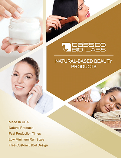 private label beauty products brochure